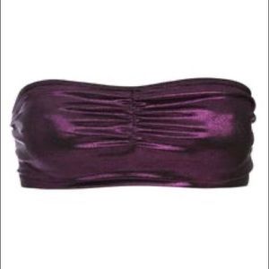 Purple Metallic Bandeau